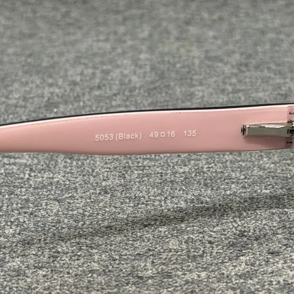 Coach Cecilia HC6002 5053 Black Pink Oval Eyeglasses Frame Women’s 49-16-135